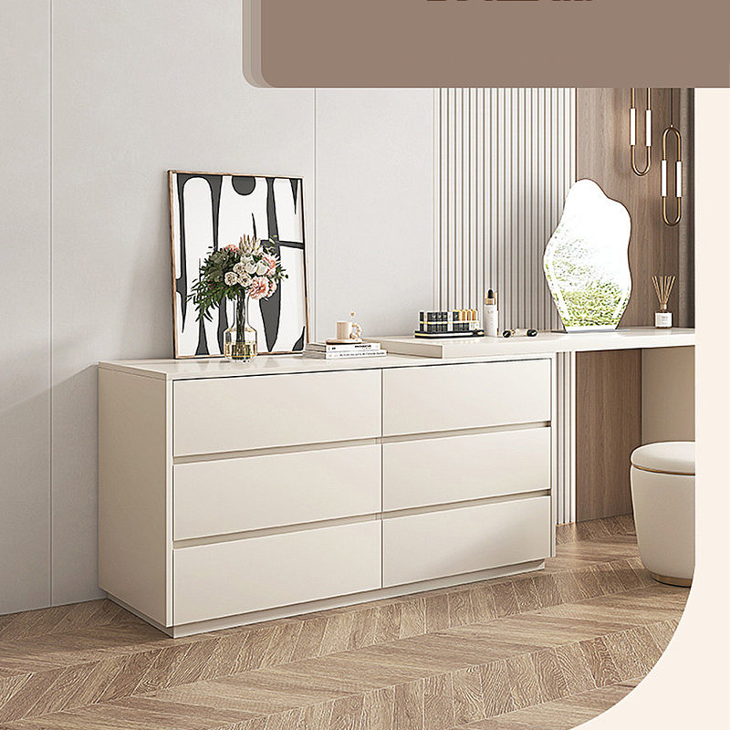 Meuble-lavabo simple rétractable, Blanc, crème