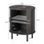 Ensemble de 2 tables de bout rondes avec station de charge (ensemble de 2)-2051704647-2080006118