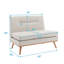 Causeuse en bois massif Kishonna-565551632