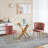 Modern dining chair set of 2 with iron tube legs-756516428
