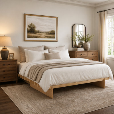Minimalist Mortise-and-Tenon Platform Bed