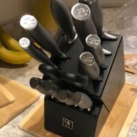 Henckels Modernist 6-pc Studio Knife Block Set Black 17500-001 - Best Buy