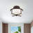 Charlieann Fabric Semi Flush Mount-19680555