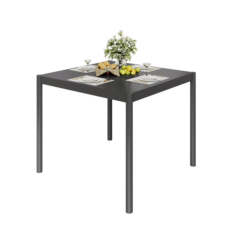 Square 4 - Person Standing Height Table
