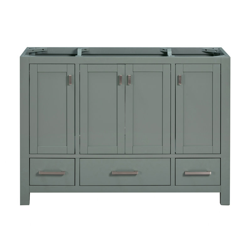 Souther 48" Single Bathroom Vanity Base Only, Smoke Green