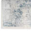 Tapis bleu / ivoire lavable en machine Privette-1573646377
