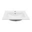 24"x19.7" White Rectangular Single Vanity Top with 1 Faucet Hole and Overflow(Sink Only)-696138004