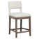 Arie Upholstered Stool with Solid Wood Frame