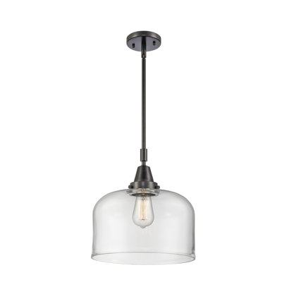 Luminaire suspendu 1 lumière à une cloche