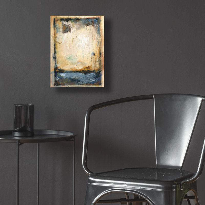 «Abstract Lake» par Svetlana Aleynikova, art mural en verre acrylique, H 16 po x l 12 po x P 0,13 po