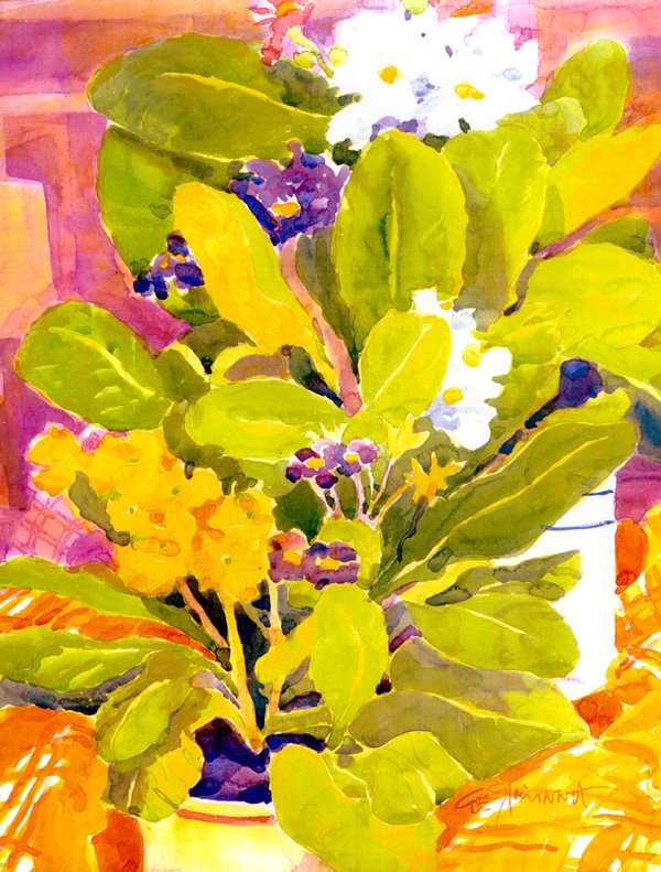 Drapeau de jardin à 2 côtés fleur