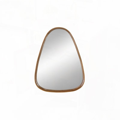 30"x38" Irrgeular Mirror with Wood Frame