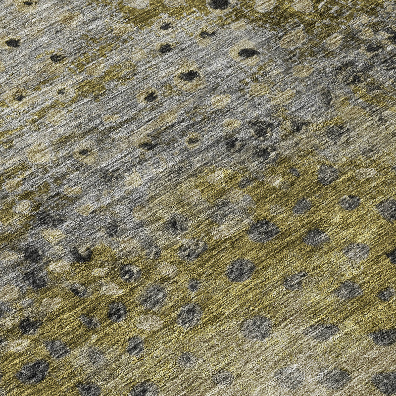 Nuvane Brown Washable Indoor-Outdoor Rug - , 8' x 10'