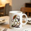 Handmade Ceramic Porcelain Coffee Mug Teacup and Saucer