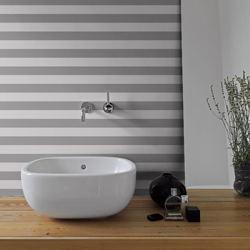 Panneau de papier peint adhésif amovible horizontal Neysa, 102" L x 24" W