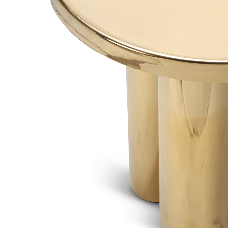 Isthia End Table, Gold