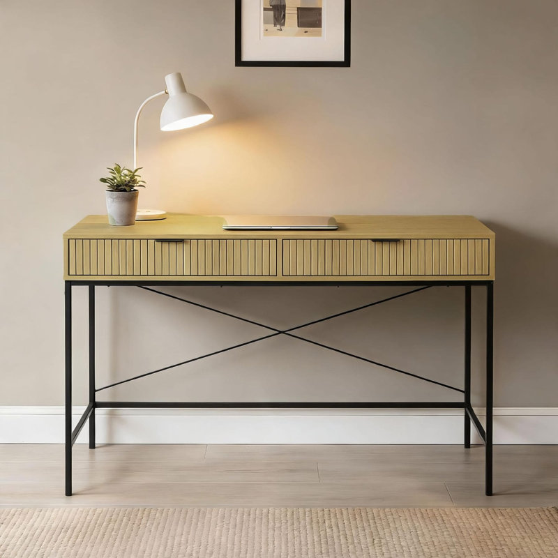 Metal Base Computer Desk