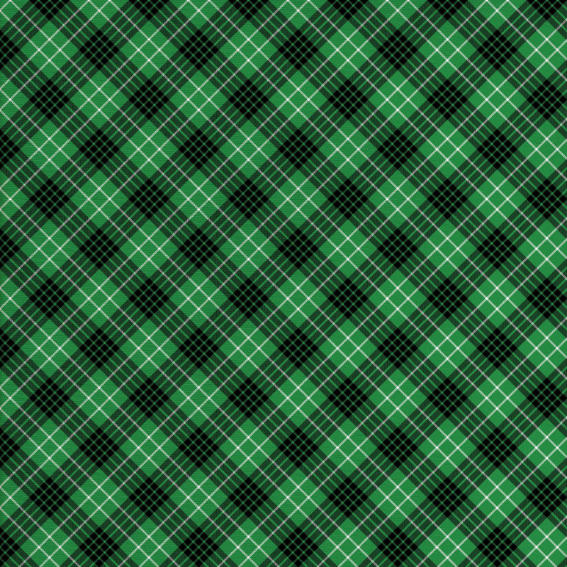 Tissu tartan diagonal, l 36 po x L 360 po