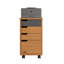 Commode de rangement en bois massif Kerena
