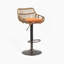 Ensemble de 2 tabourets de bar pivotants réglables à hauteur de comptoir avec repose-pieds pour la cuisine-1215343869