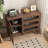 Wooden Storage Cabinet With Shelves