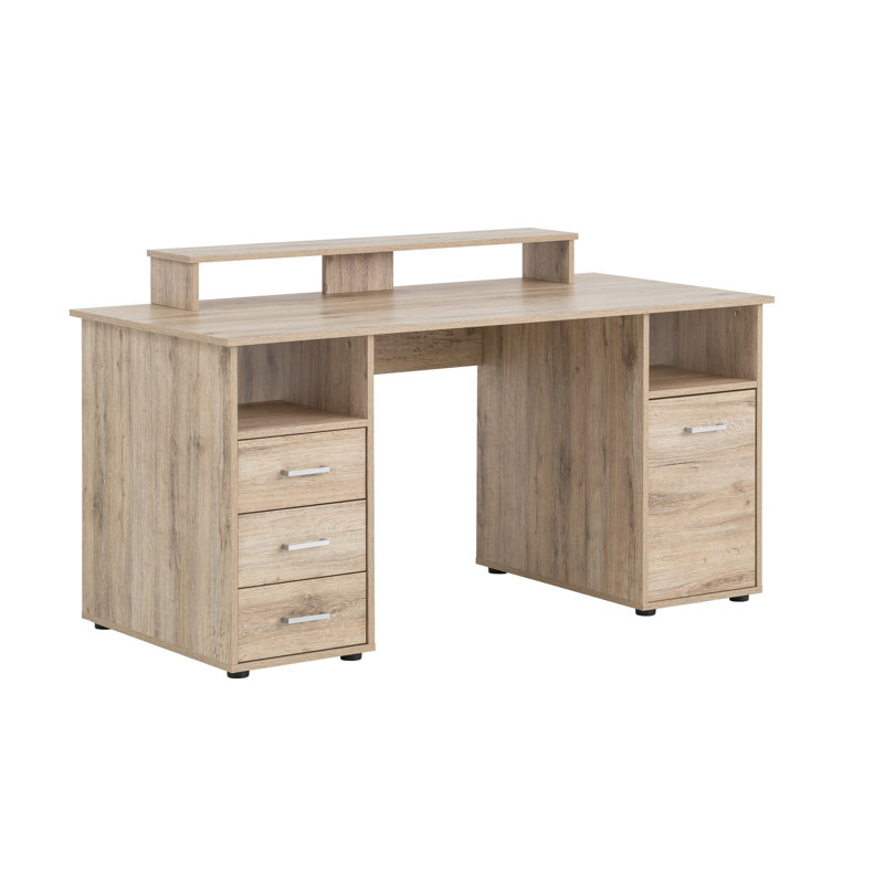 Floydia Writing Desk, Wild Oak