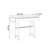 Exquisite Three-drawer Desk And Dressing Table