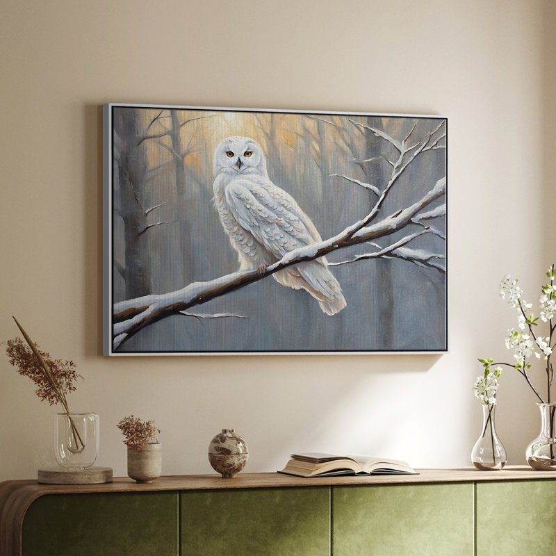 «Vintage Landscape - CCXII» sur toile, H 25 po x l 37 po, Blanc