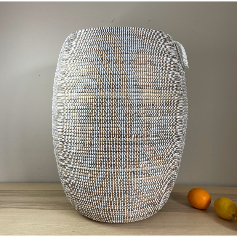 Hand Woven Plastic Laundry Baskets