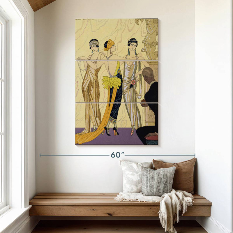 Navette le Jugement de Paris, 1920-30, H 50 po x l 32 po