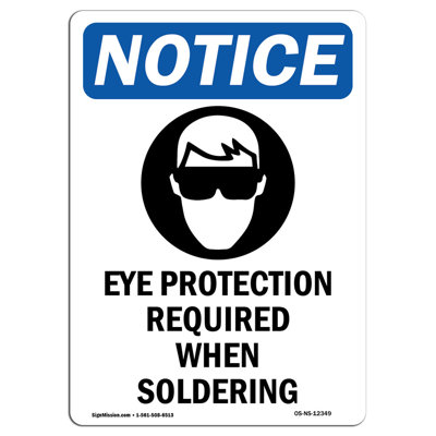 Eye Protection Required Sign