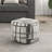 Square Pouf Multi-Color Jacquard Fabric Upholstery Modern Ottoman, Footstool, Non-Slip Floor Pouf, Bean Bag Chair, 1Pc Sitting Pouf