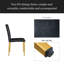 Deux chaises de salle à manger en polyuréthane, simples et polyvalentes, confortables et accompagnées. La chaise de salle à manger exquise et multifonctionnelle a ouvert une nouvelle expérience confortable. (Ensemble 2 pièces)-518707703-518707700