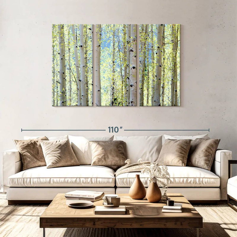 Harnek Aspens, 48" H x 74" W