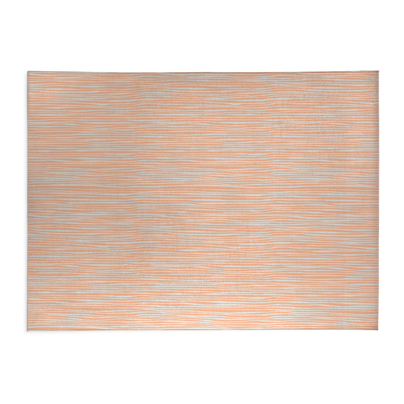 Tapis de bureau léger Thick N Thin, L 6 pi x L 4 pi, Pêche