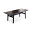 Table de salle à manger rectangulaire moderne en bois massif noir-1310205566