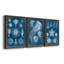Ensemble de 2 peintures murales sur toile d'Alphonse, Afrique dans les tons de bleu-1308183548-1308183549