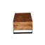 Table basse à plateau relevable en bois massif de manguier brun American Traditional