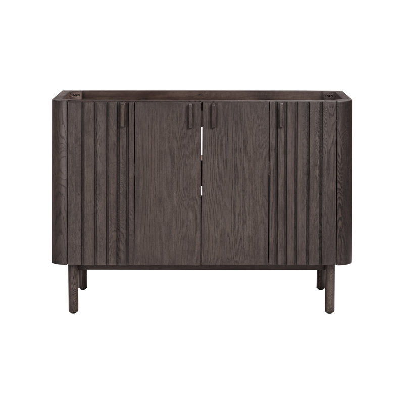Blakely 48'' Dark Brown Oak Single Bathroom Vanity Base