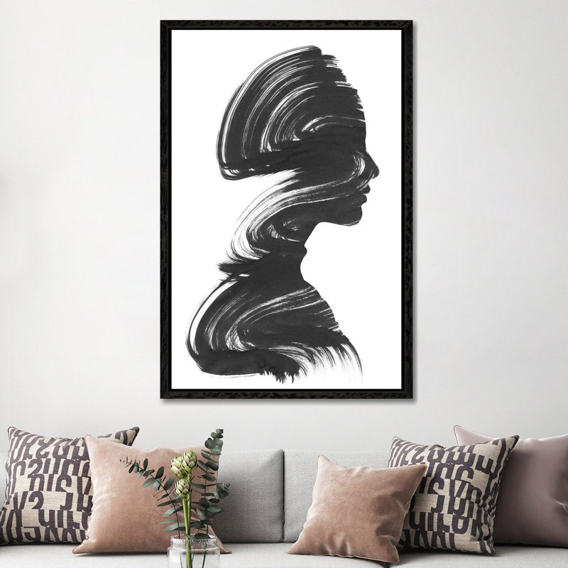 Andreas Lie - Floater Frame Print on Canvas, 152.5 cm H x 101.5 cm W, Black Framed