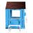 Anna Wooden Kids Playhouse with Bench for Backyard