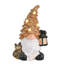 Gnome du crépuscule avec chien et lanterne