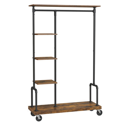 103.5 cm Rolling Clothes Rack