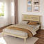 Lit plateforme en bois avec tête de lit en rotin et pieds robustes en bois-1140437408-1140437422