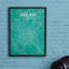 Milan City Map - No Frame Print-1944161649