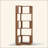 64.6"H 6-Tier L-Shaped Corner Bookshelf – 15mm Thick Wood Grain Particle Board, Anti-Drop Baffle & Anti-Tipping Device for Living Room/Bedroom/Home Office-1495587443