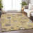 Premium Machine Washable Prisco Gold Rug-433424734