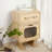 MDF Creative Rotatable Robot Storage Side Table