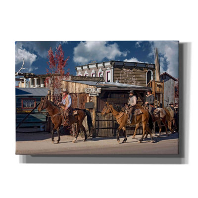 'Williams Cowboys' by Mike Jones, Giclee Canvas Wall Art