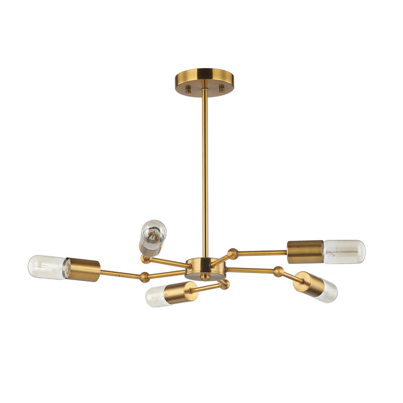 Lustre linéaire moderne à 5 lumières Camarri